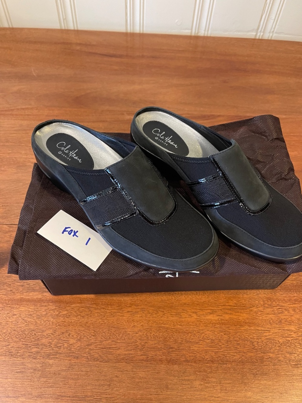 NEW Vintage Cole Haan & Nike Air Zora Shoes Mules Slides Women's 7.5 - Picture 13 of 13